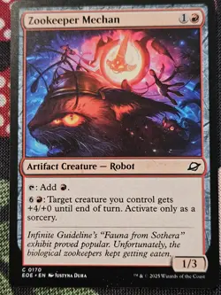 Zookeeper Mechan - 0170 - Edge of Eternities MTG NM EOE - Image 1