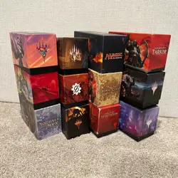 Magic the Gathering Fat Pack Bundle Boxes EMPTY Lot of 12 MTG - Image 1