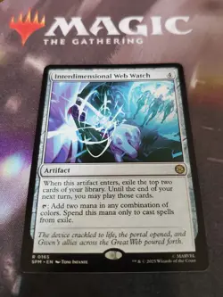 Mtg. Interdimensional Web Watch. Marvel's Spider-Man. Pack Fresh - Image 1