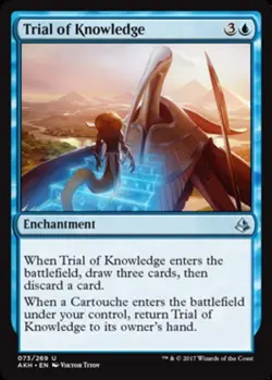 Trial of Knowledge - Amonkhet #073/269 MTG Magic The Gathering - Image 1
