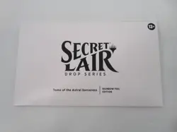 NEW - MTG Magic Gathering Secret Lair Tome of the Astral Sorceress Rainbow Foil - Image 1
