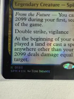 MTG Spider-Man 2099 (0150) Foil promo prerelease Marvel’s Spider-Man NM SPM - Image 3