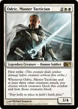 Odric, Master Tactician - Magic 2013 (M13) #23/249 MTG Magic The Gathering - Image 1