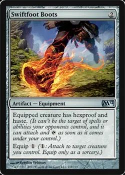 Swiftfoot Boots - Magic 2012 (M12) #219/249 MTG Magic The Gathering - Image 1