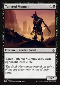 Tattered Mummy - Planeswalker Deck Exclusive - Amonkhet #278/264 MTG Magic The G - Image 1