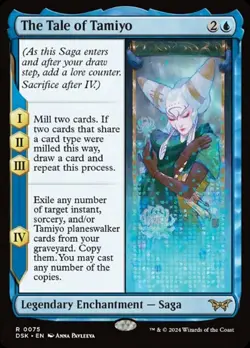 The Tale of Tamiyo - Duskmourn: House of Horror #0075 MTG Magic The Gathering - Image 1