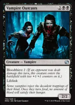 Vampire Outcasts - Modern Masters 2015 #102/249 MTG Magic The Gathering - Image 1