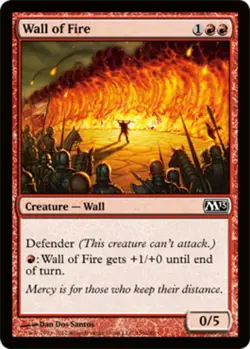 Wall of Fire - Magic 2013 (M13) #156/249 MTG Magic The Gathering - Image 1