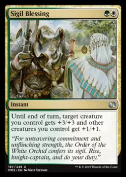 Sigil Blessing - Modern Masters 2015 #187/249 MTG Magic The Gathering - Image 1