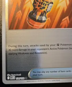 Premium Power Pro 124/132 Reverse Holo Uncommon Mega Evolution Pokemon TCG - Image 4