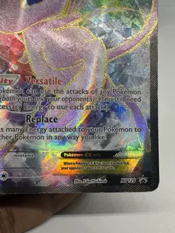 Mew EX XY126 Black Star Promo Ultra Rare Textured Full Art Pokemon TCG DAMAGED - Image 3