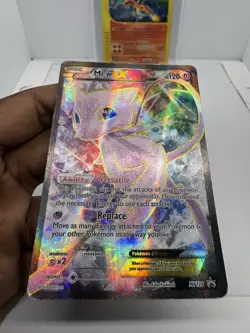 Mew EX XY126 Black Star Promo Ultra Rare Textured Full Art Pokemon TCG DAMAGED - Image 5