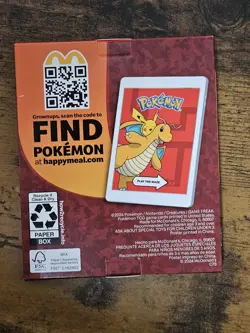 BRAND NEW MCDONALD'S Rayquaza Pokemon Happy Meal Toy #8 Cards Poster Unopened - Image 2
