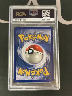 1999 POKEMON FOSSIL #10 LAPRAS-HOLO PSA 7 - Image 2