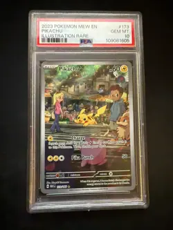PSA 10 Pikachu - 173/165 - 151 English - Pokemon - Read Description - Image 1