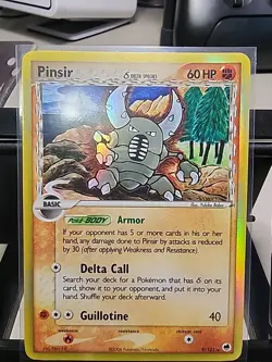 Pokemon TCG - Pinsir 9/101 Dragon Frontiers Holo MINT/NEAR MINT (PRINT ERROR) - Image 1