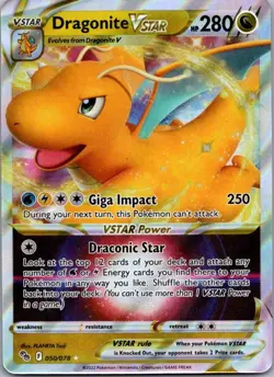 Dragonite VSTAR Ultra Rare Pokemon GO 050/078 NM - Image 1