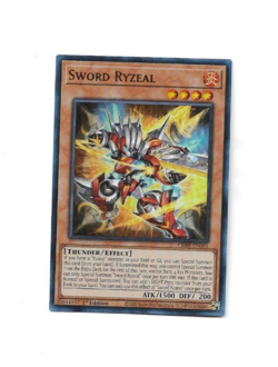 Yugioh Yu-Gi-Oh! Sword Ryzeal CRBR-EN001 1st edition Ultra Rare NM - Image 1