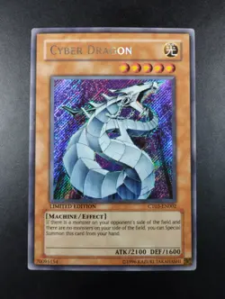 YUGIOH 2006 | CYBER DRAGON | CT03-EN002 | LIMITED EDITION | EXCELLENT - Image 1