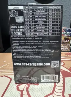 Dragon Ball Super Card Game Sealed Box Of The Awakening Starter Deck (SD1) - Image 4