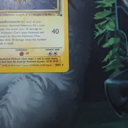 Zapdos Rare 30/62 Pokemon Fossil Played Single Card WOTC 1999 TCG - Image 3