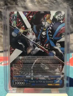 Persona 5 - Weiss Schwarz : Yusuke As Fox & Goemon Card (HOLO) - Image 1