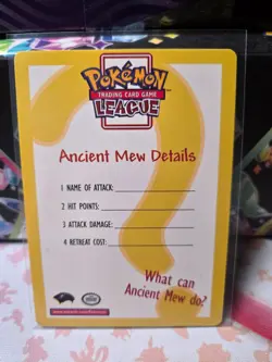 Pokemon Ancient Mew Holo Rare Card 2000 Movie Promo NM Condition With Insert - Image 3