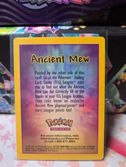 Pokemon Ancient Mew Holo Rare Card 2000 Movie Promo NM Condition With Insert - Image 4