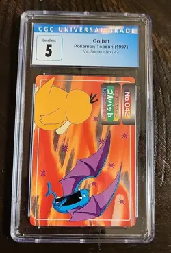 Golbat Topsun Pocket Monsters Nintendo Pokemon Card Japanese (CGC 5 EXCELLENT) - Image 1