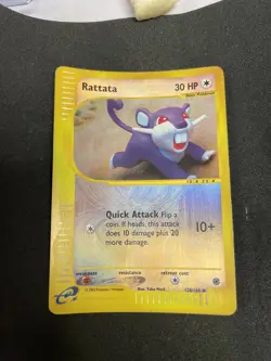 Vintage Rare Rattata 128/165 Expedition Base Set Reverse Holo Pokemon Tcg Card - Image 5