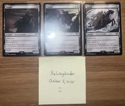 Nazgul #0334 0336 and 0337 (Regular) Magic the Gathering (3 cards) - Image 2