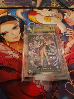 Boa Hancock OP07-038 Leader ALT ART One Piece Card BGS 9.5 - Image 1