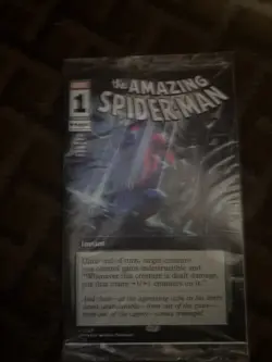 MTG The Amazing Spider-man #1 Comic Card Cover Promo Sealed Magic The Gathering - Image 1