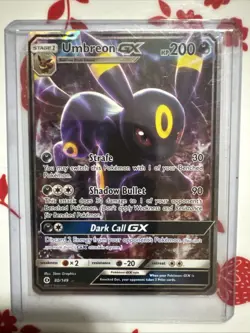 Pokemon Umbreon GX Card 80/149 Sun & Moon Base Set Ultra Rare SM Holo - Image 1
