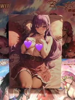 Beautiful Waifu Card Goddess Story CCG Anime Waifu Double Sided - Image 1
