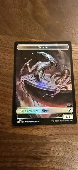 FOIL Token T 0001 Sliver 0010 Robot Edge of Eternities MTG Card Creature EOE - Image 1