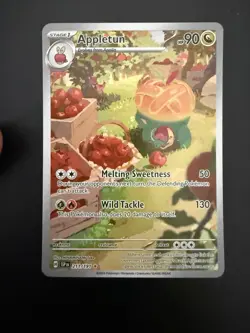 Pokemon TCG Appletun 211/191 Surging Sparks Full Art Holo Card Illustration Rare - Image 1