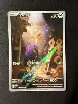 Meltan 179/162 Pokemon TCG SV Temporal Forces Illustration Rare Card - Image 1