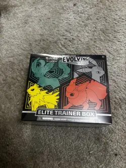 pokemon cards packs box elite trainer evolving skies eevee trading card game - Image 5