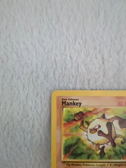 Mankey Base Set Jungle 55/64 Pokemon Card 1999 Wizards Vintage - Image 2