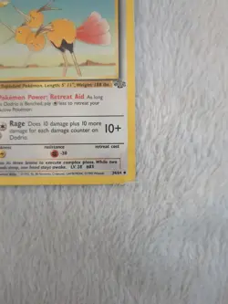 Dodrio 34/64 | Base Set Jungle | Non Holo Pokemon Card LP - Image 5