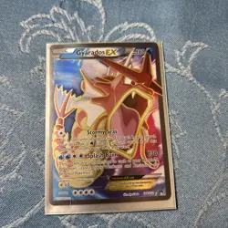 Gyarados EX 114/122 XY Breakpoint Full Art Rare Pokemon Card LP - Image 1