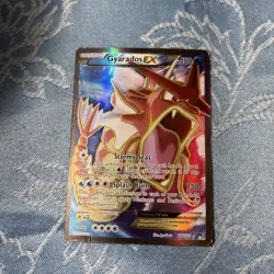 Gyarados EX 114/122 XY Breakpoint Full Art Rare Pokemon Card LP - Image 2