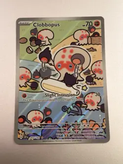 Clobbopus 207/191 Surging Sparks Full Art Illustration Rare Holo Pokemon Card NM - Image 1