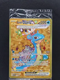 Lapras ex 164 SEALED SV Black Star Promo Pokemon TCG Card NM - Image 1