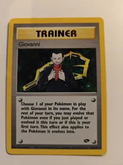 Giovanni 18/132 Gym Challenge Holo Rare Vintage NM Pokemon Card 18/132 - Image 1