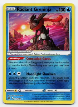 Radiant Greninja [46/189] SWSH: Astral Radiance Radiant R [Pokemon Card English] - Image 1