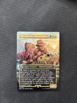 Ellie and Alan, Paleontologists (Borderless) Universes Beyond: Jurassic Pikachu - Image 1