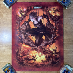 🔥 Zendikar Rising - ZNR Poster WPN Store Promo MTG Nahiri, Heir of the Ancients - Image 2