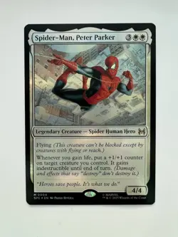 Spider-Man, Peter Parker - 0004 - M - Foil - MTG - Marvel's Spider-Man - NM/M - Image 1